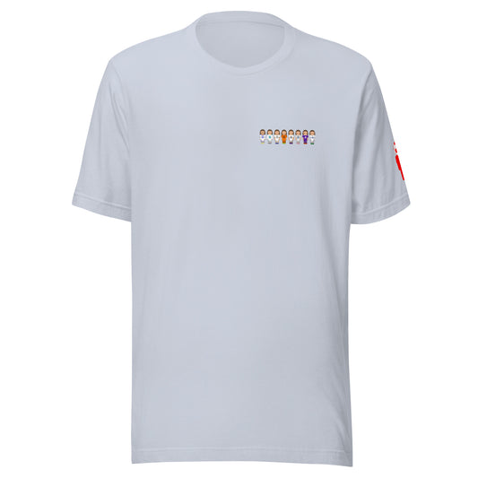 LM RM Lineup Left Chest Unisex t-shirt