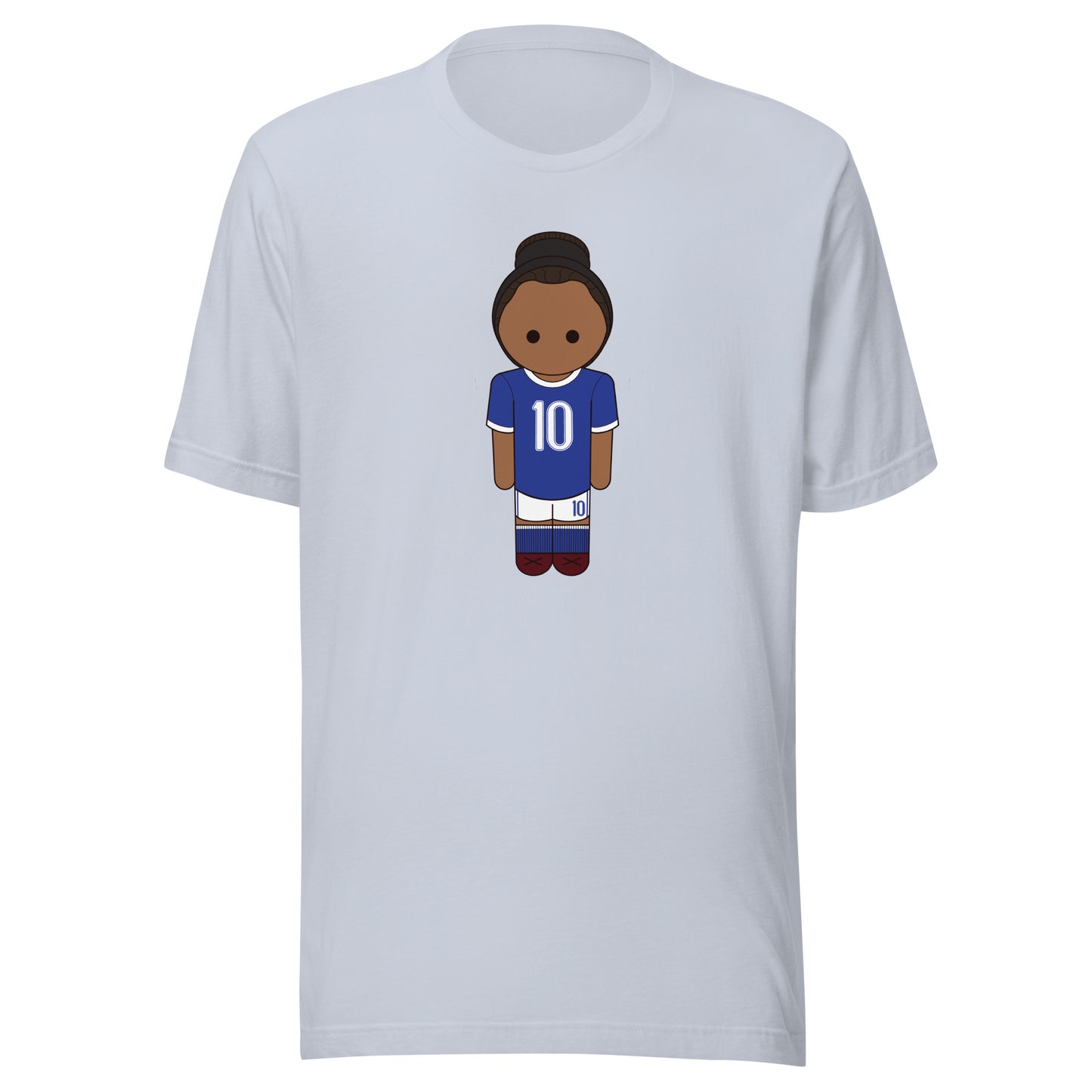 Dihno Blue Brazil Hair Up Unisex t-shirt