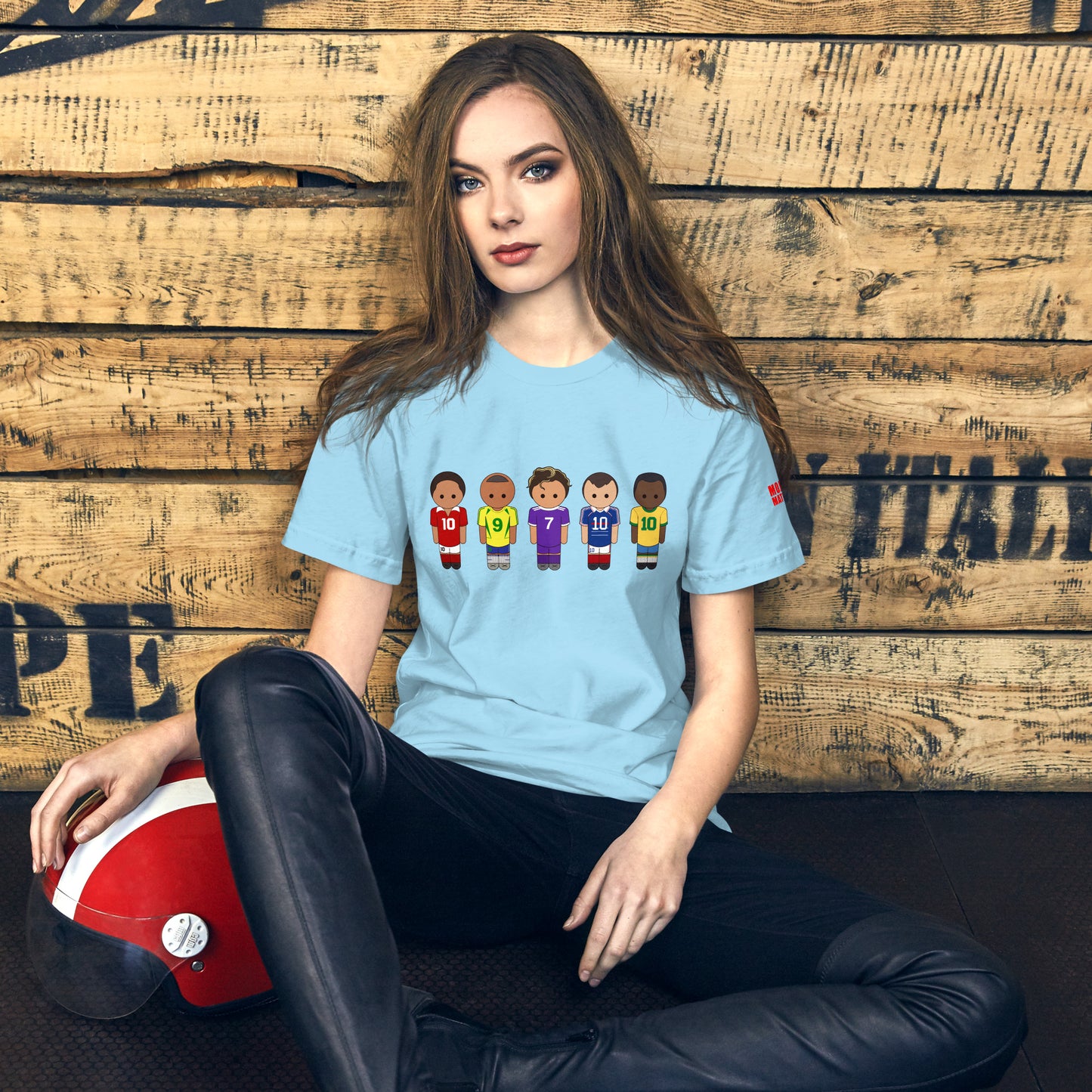 Legends of the Game Eusebio Ronaldo Pele R9 Zidane Unisex t-shirt