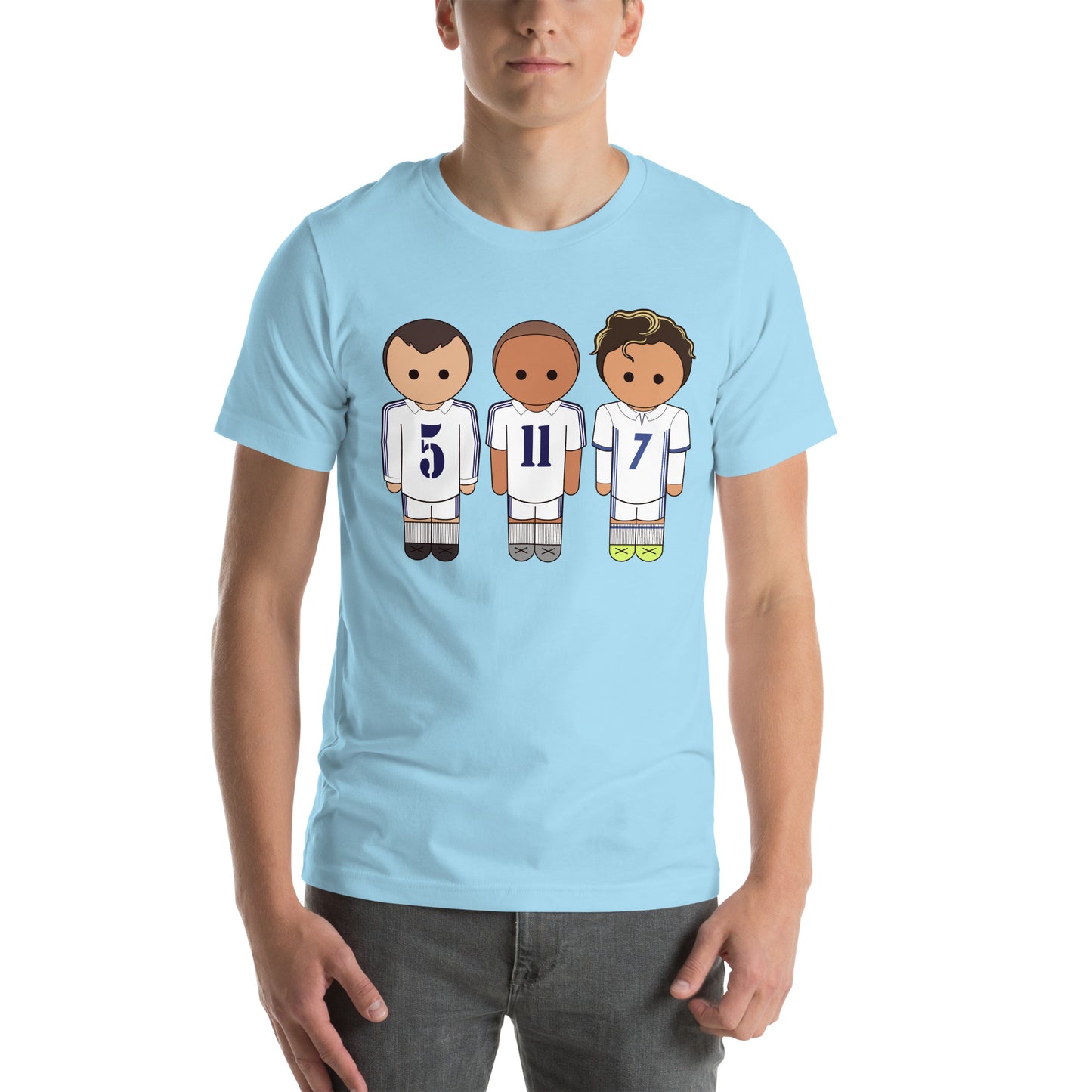 Ronaldo Nazario-Zidane-Cristiano Unisex t-shirt