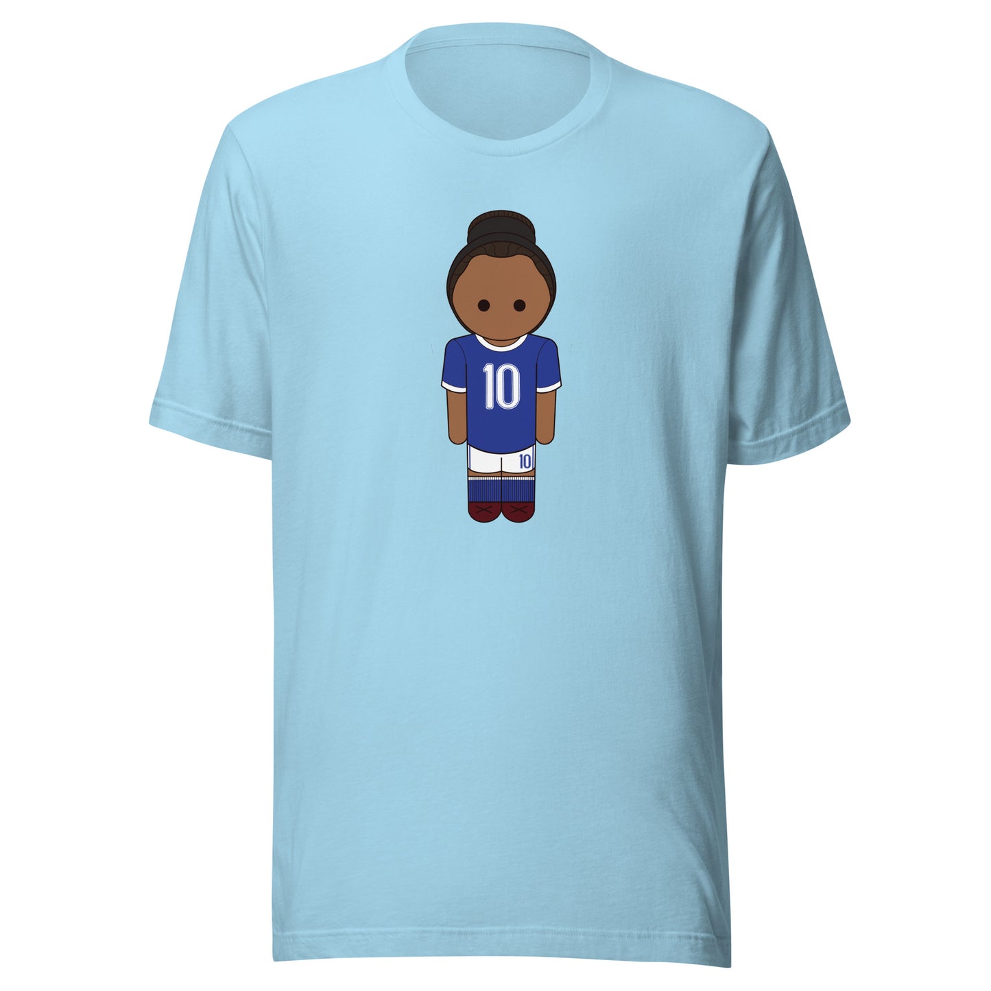 Dihno Blue Brazil Hair Up Unisex t-shirt