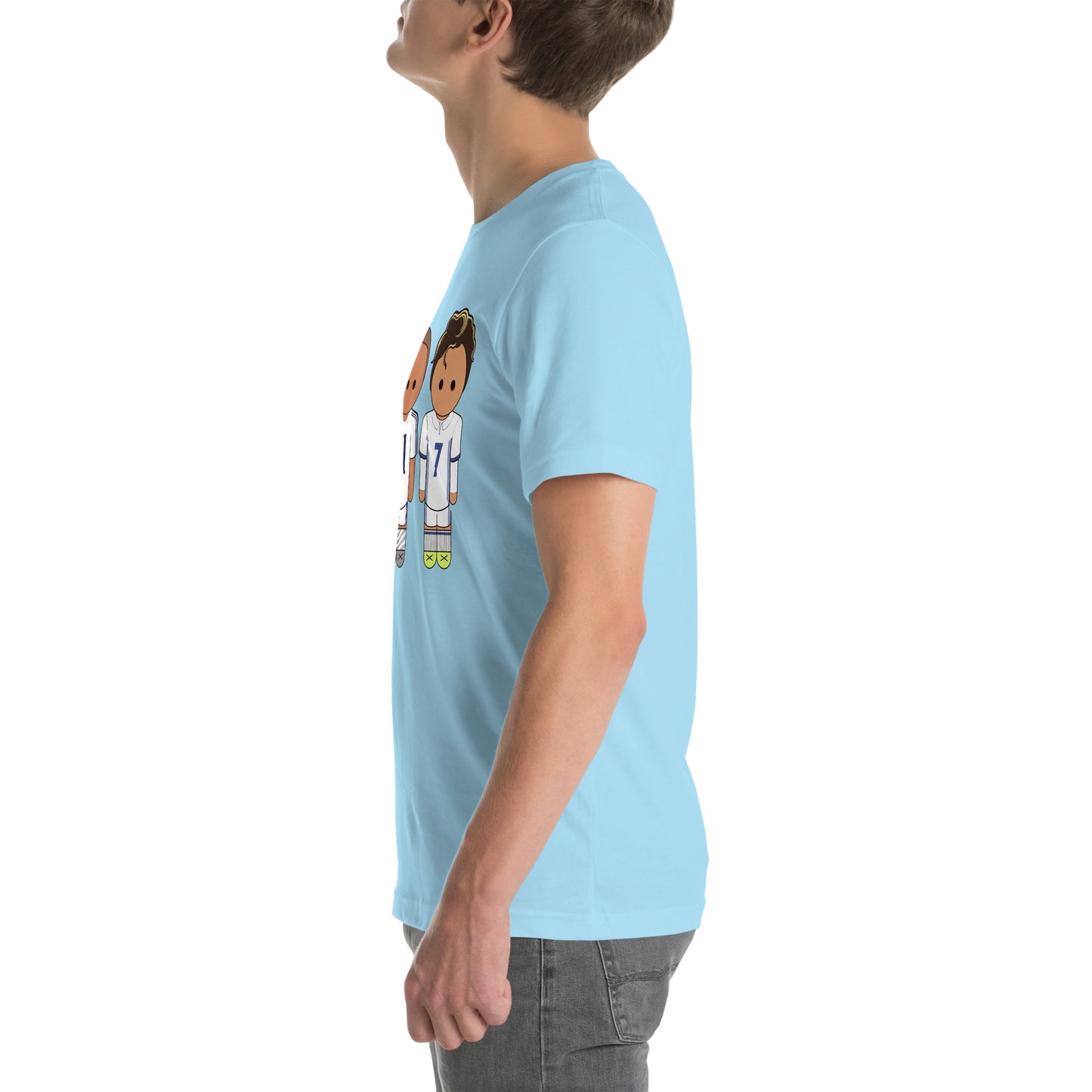 Ronaldo Nazario-Zidane-Cristiano Unisex t-shirt