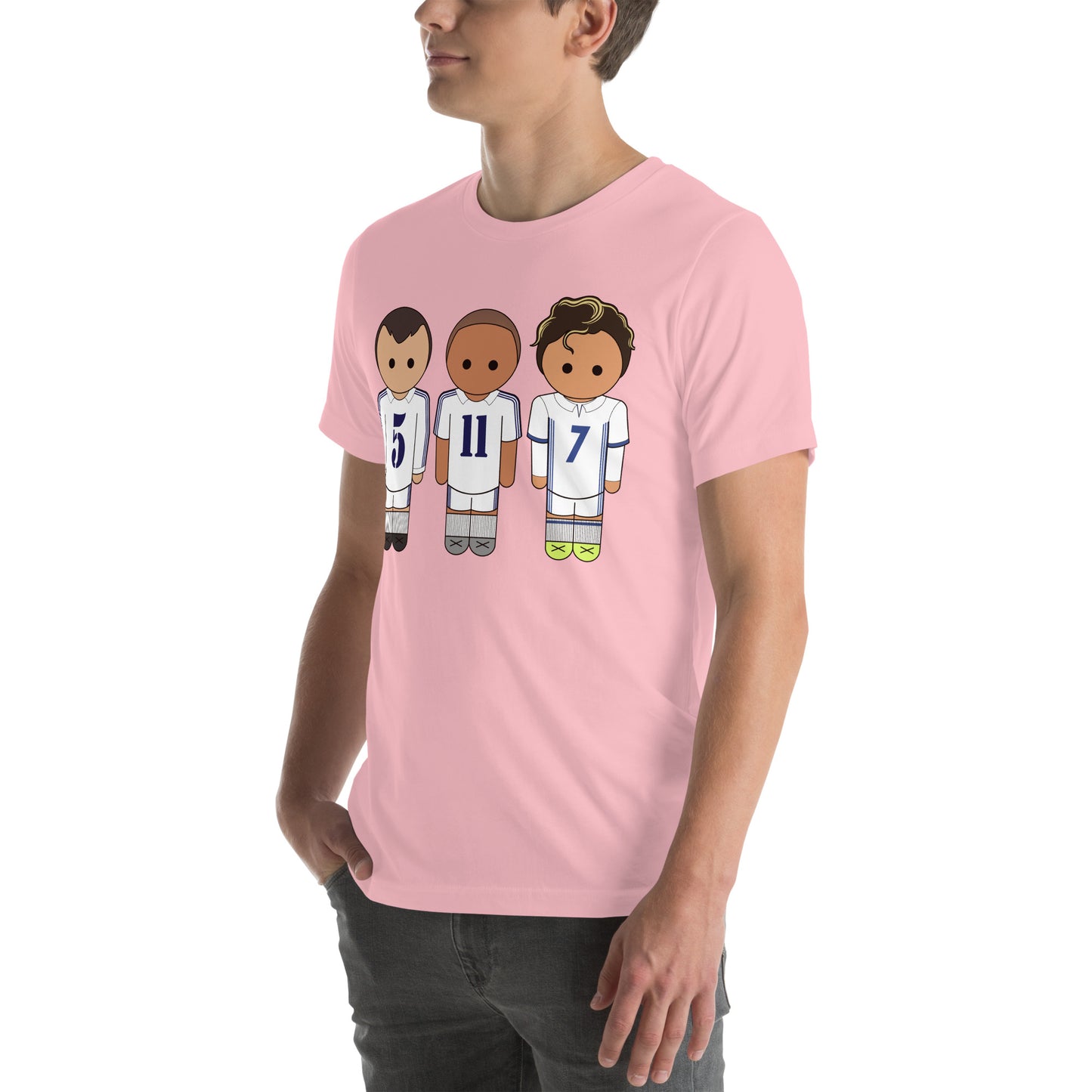 Ronaldo Nazario-Zidane-Cristiano Unisex t-shirt