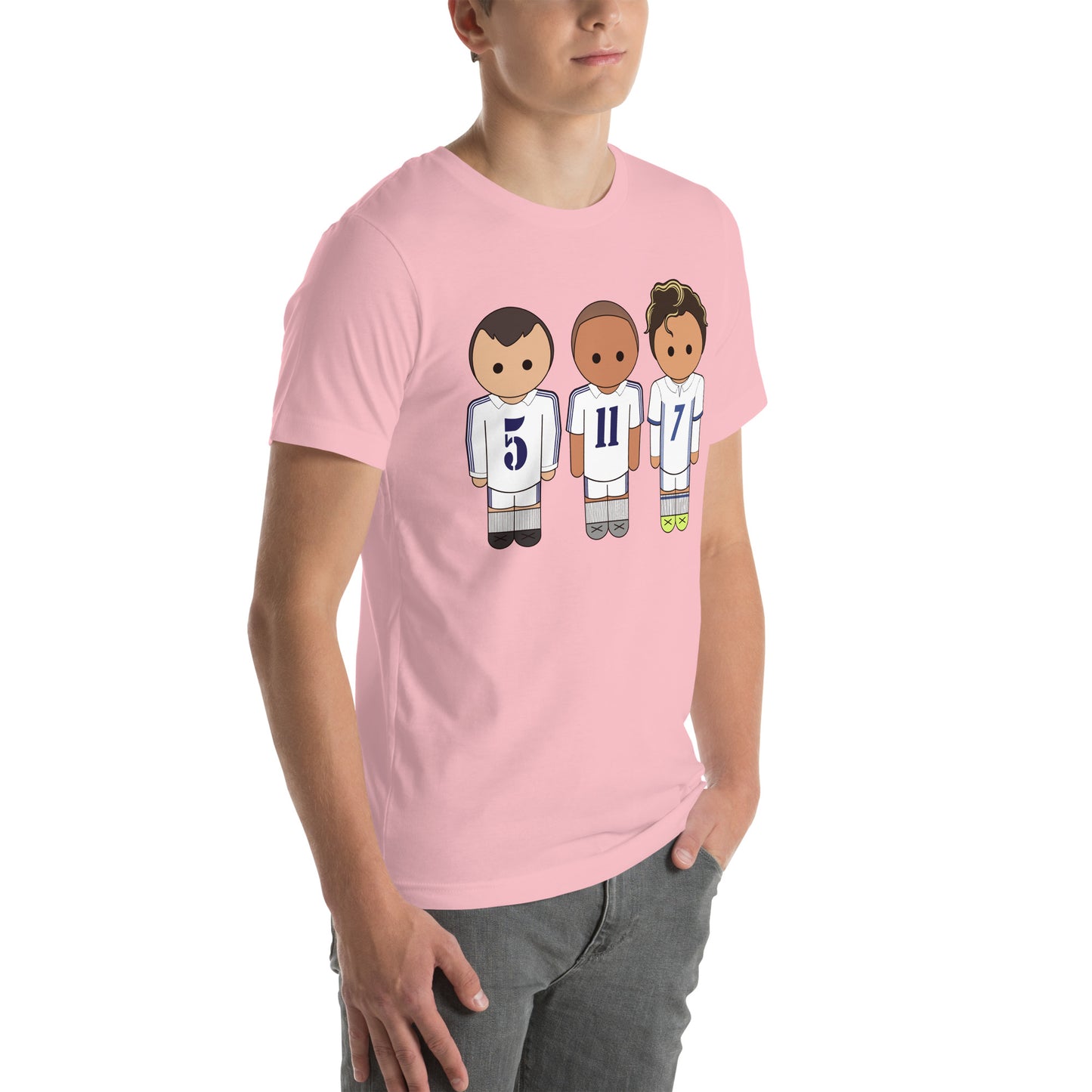 Ronaldo Nazario-Zidane-Cristiano Unisex t-shirt