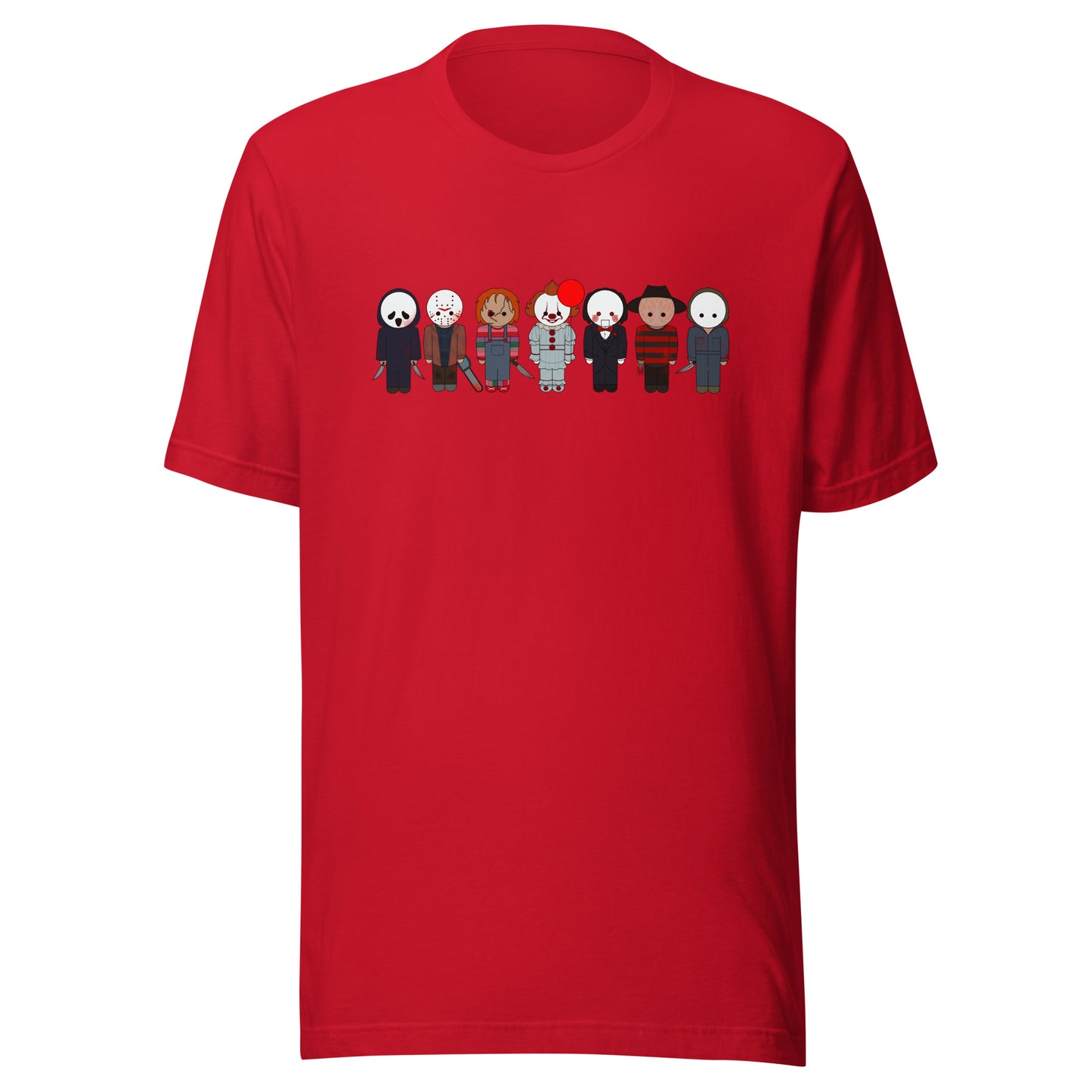 Halloween Lineup Unisex t-shirt