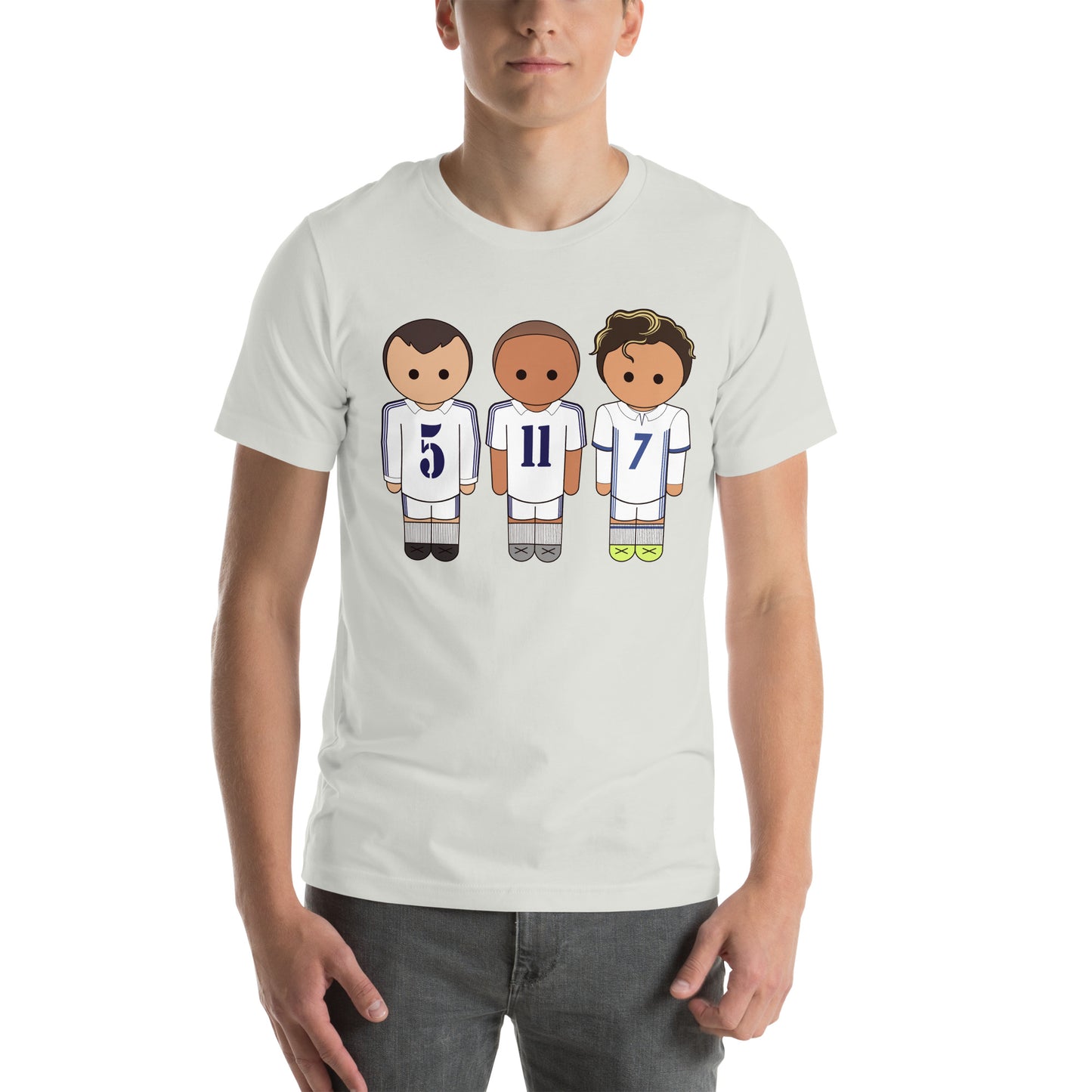 Ronaldo Nazario-Zidane-Cristiano Unisex t-shirt