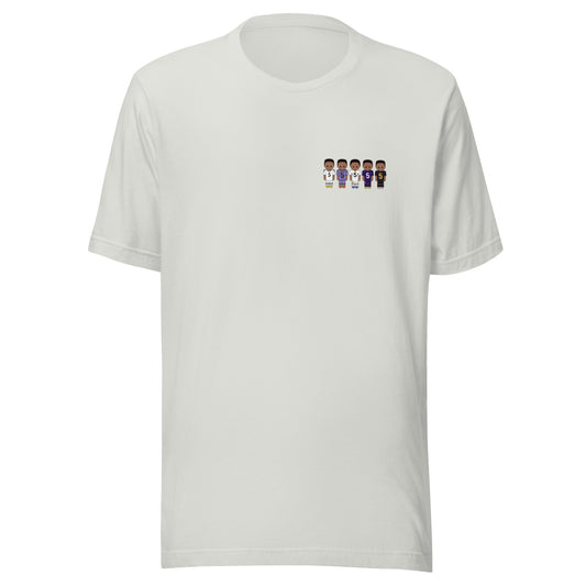 JB RM Lineup Left Chest Unisex t-shirt