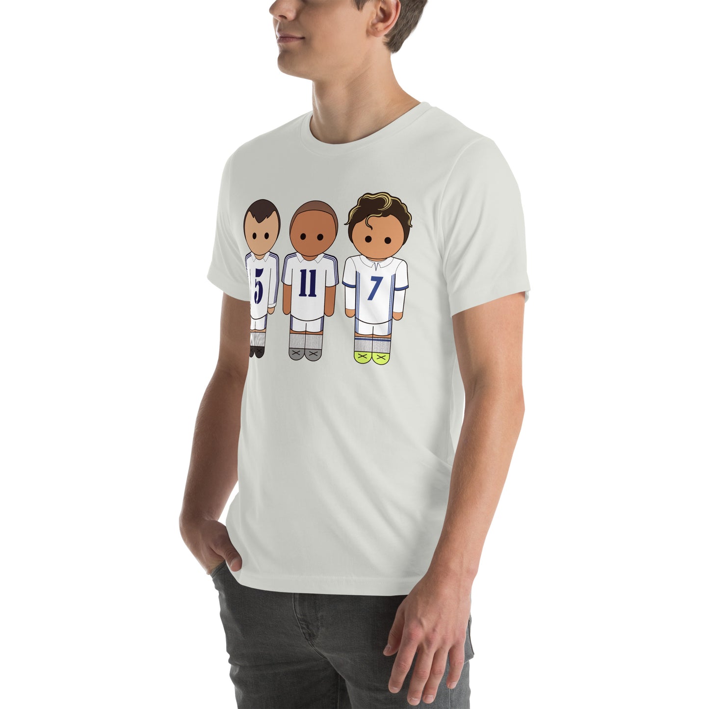 Ronaldo Nazario-Zidane-Cristiano Unisex t-shirt