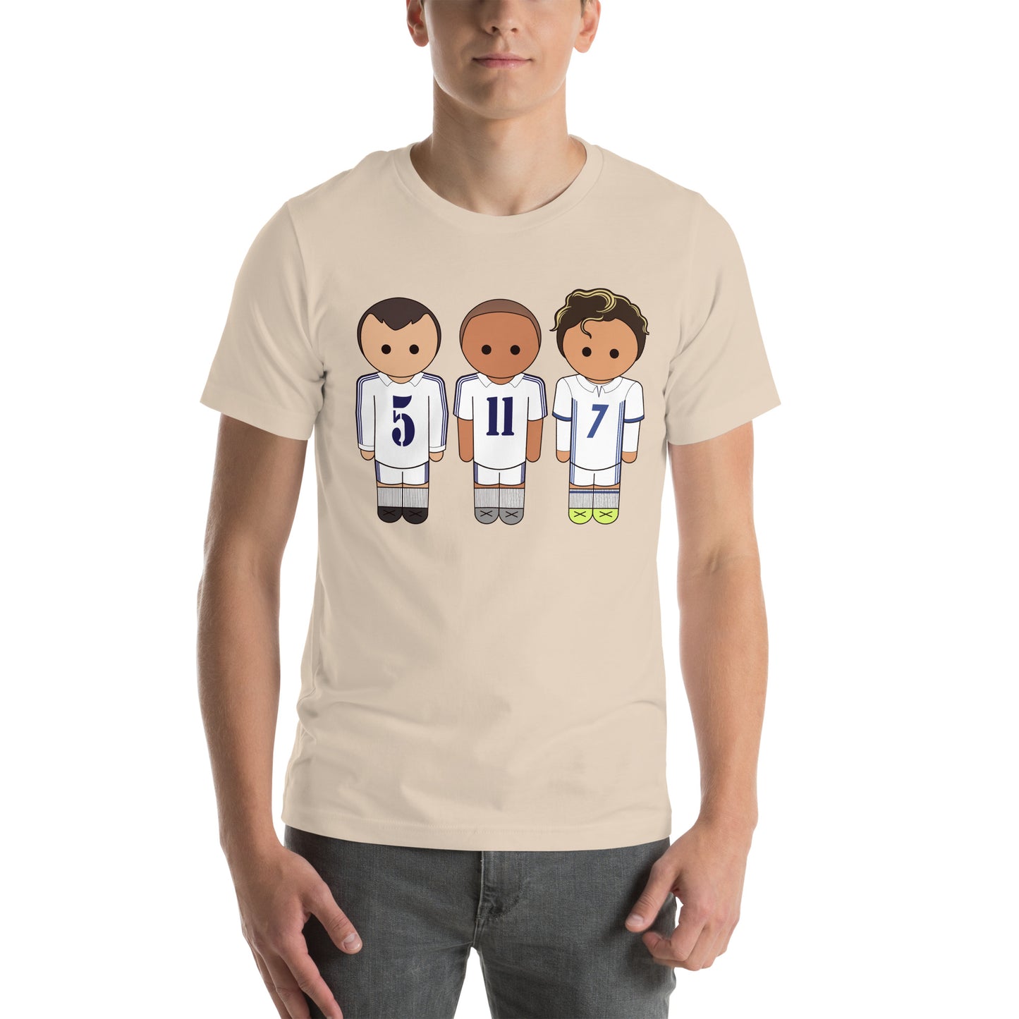 Ronaldo Nazario-Zidane-Cristiano Unisex t-shirt