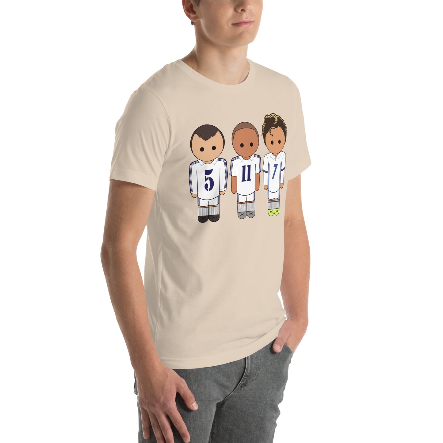 Ronaldo Nazario-Zidane-Cristiano Unisex t-shirt