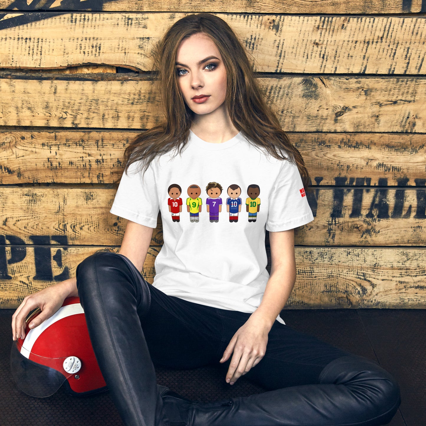 Legends of the Game Eusebio Ronaldo Pele R9 Zidane Unisex t-shirt