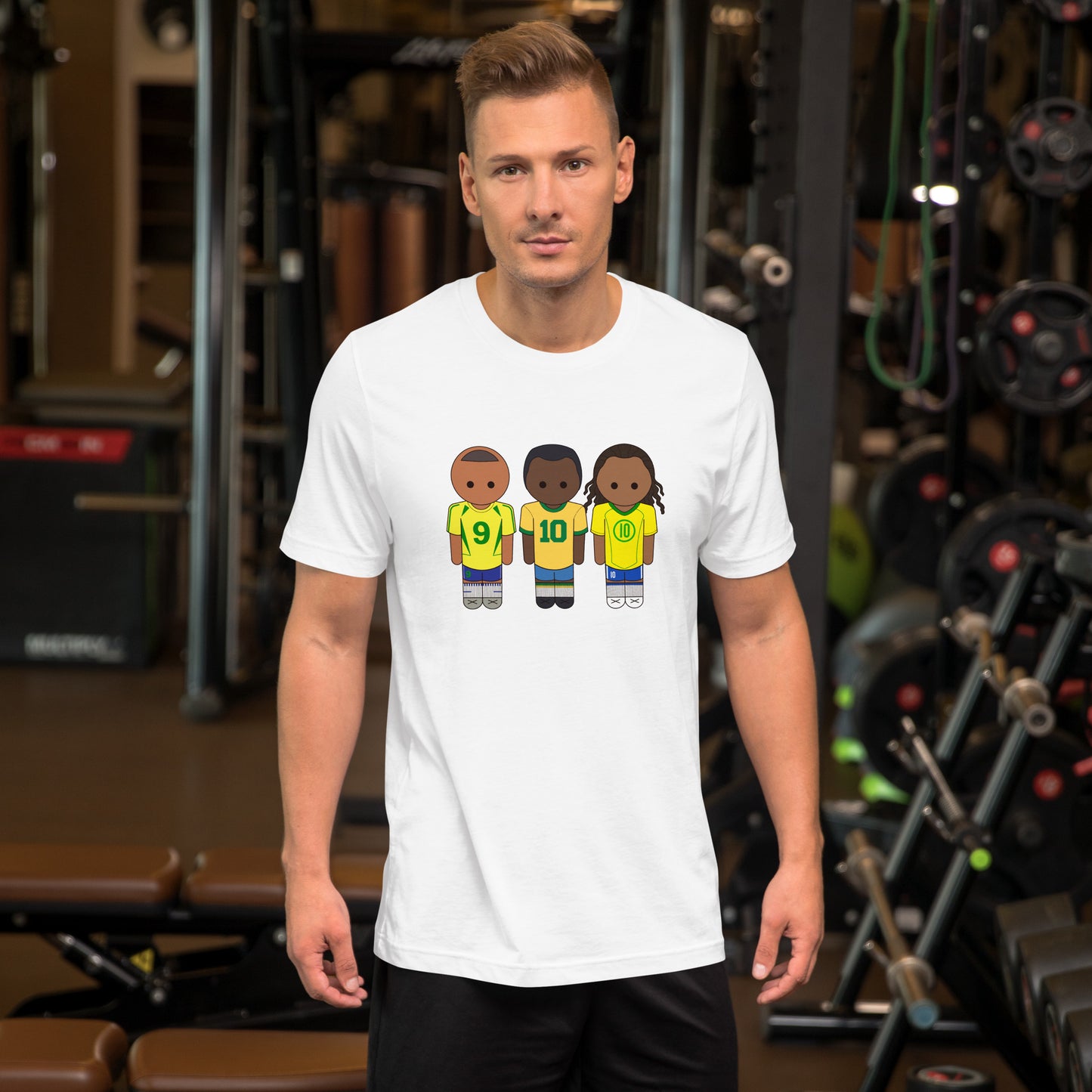 Brazil Ronaldo R9-Pele-Ronaldihno Unisex t-shirt