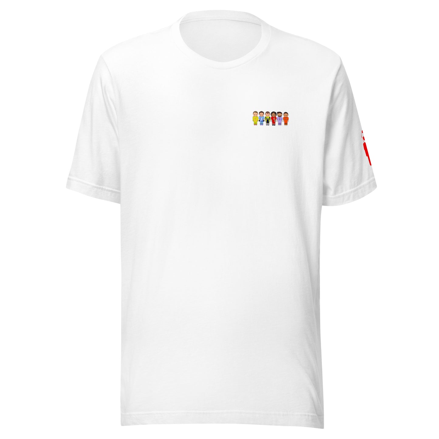 Keepers Lineup Left Chest Unisex t-shirt