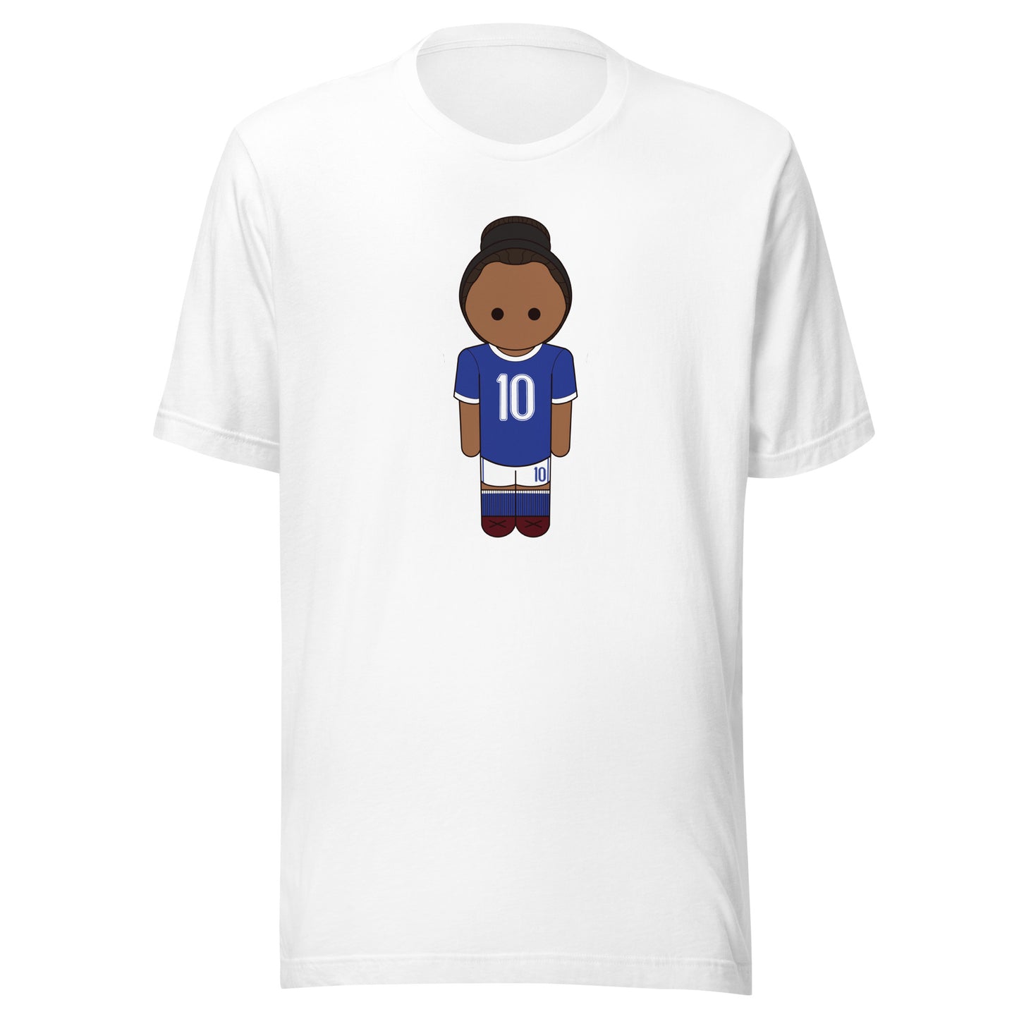 Dihno Blue Brazil Hair Up Unisex t-shirt