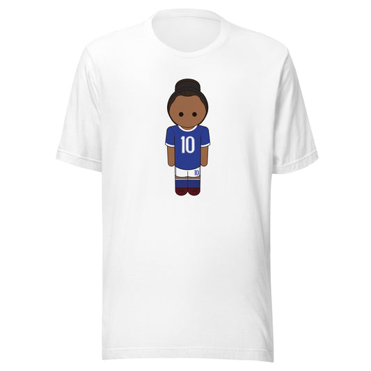 Dihno Blue Brazil Hair Up Unisex t-shirt