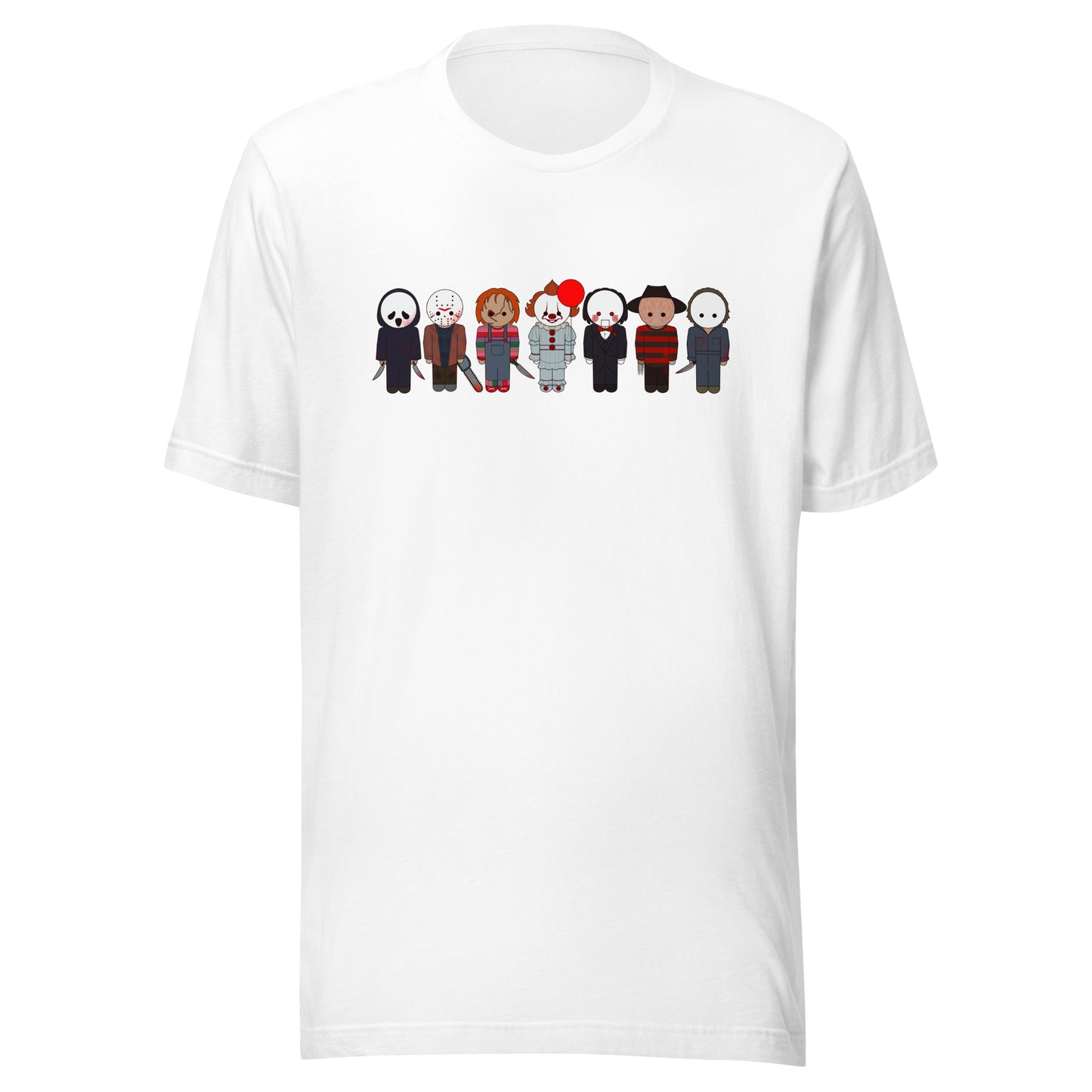 Halloween Lineup Unisex t-shirt