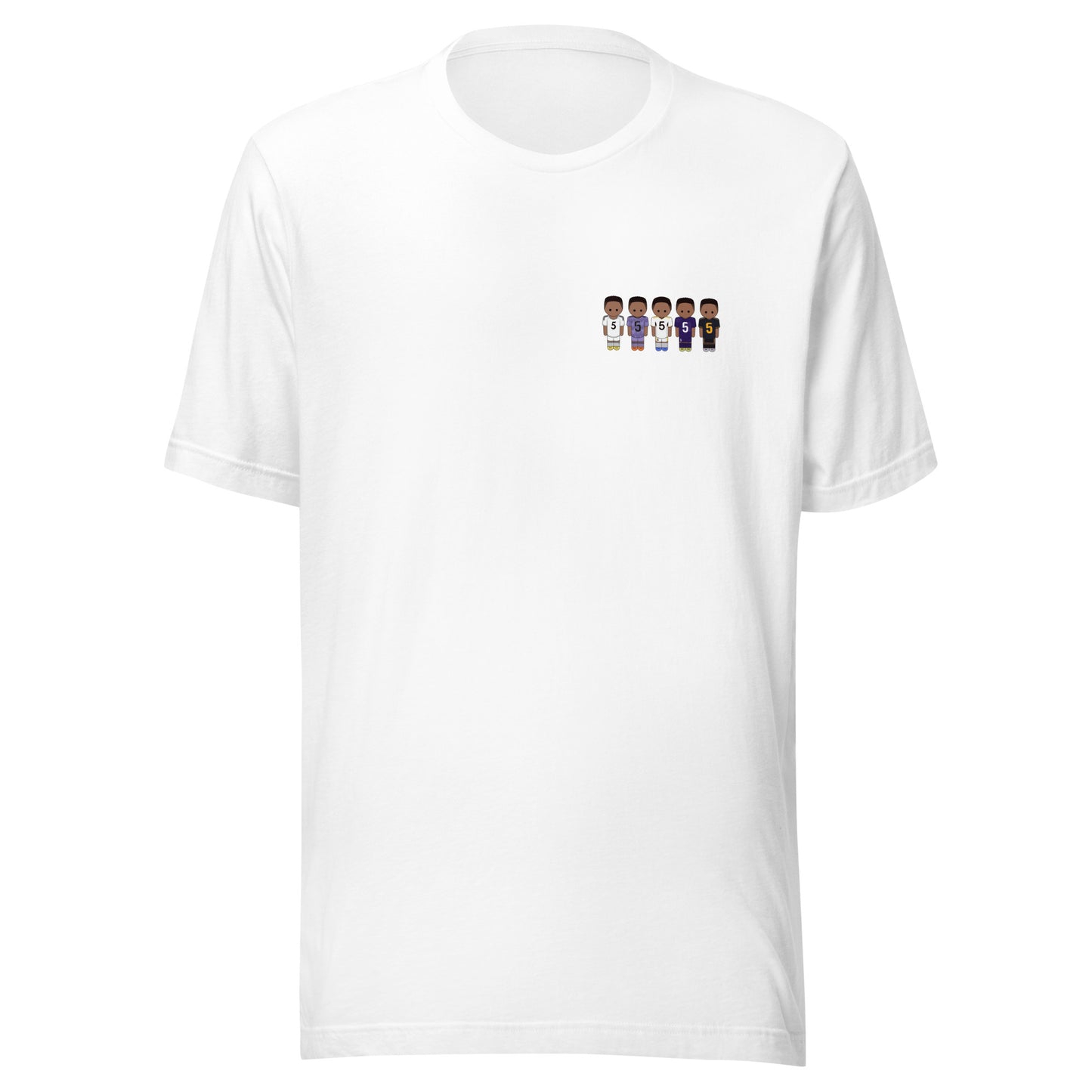 JB RM Lineup Left Chest Unisex t-shirt