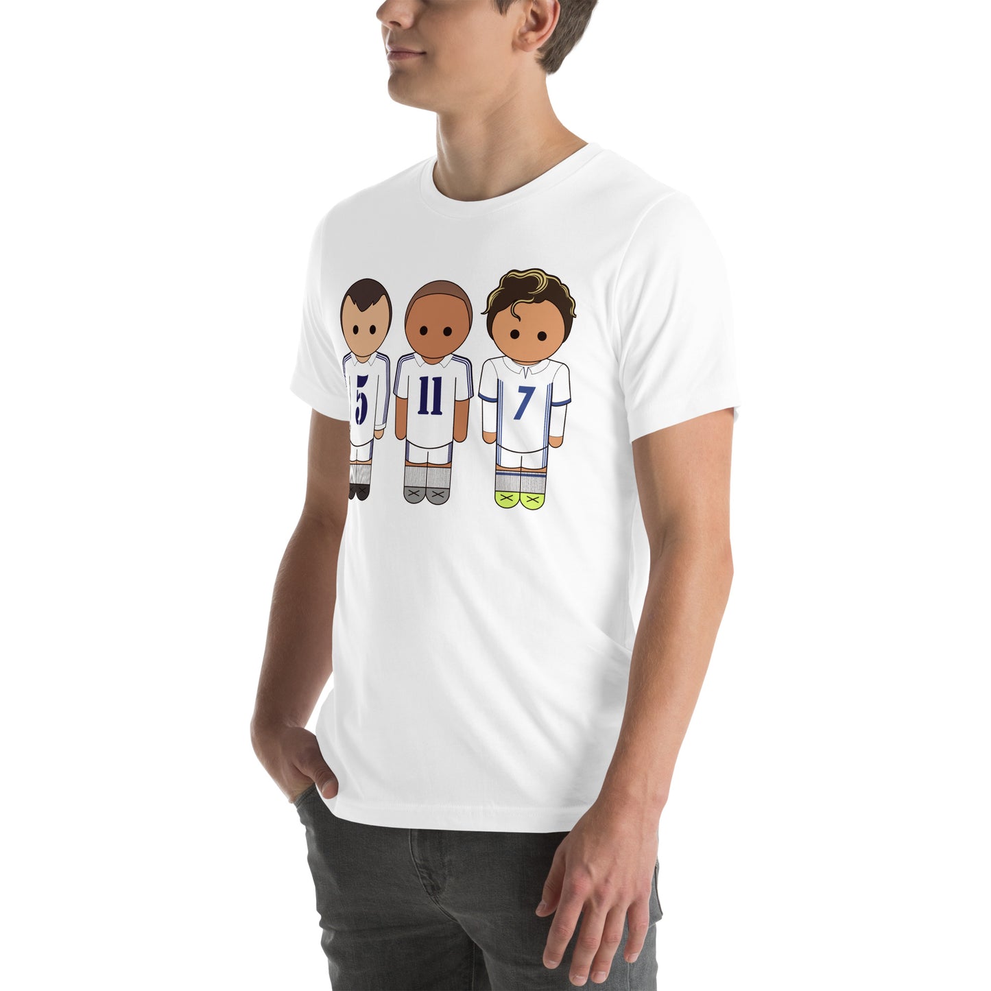 Ronaldo Nazario-Zidane-Cristiano Unisex t-shirt