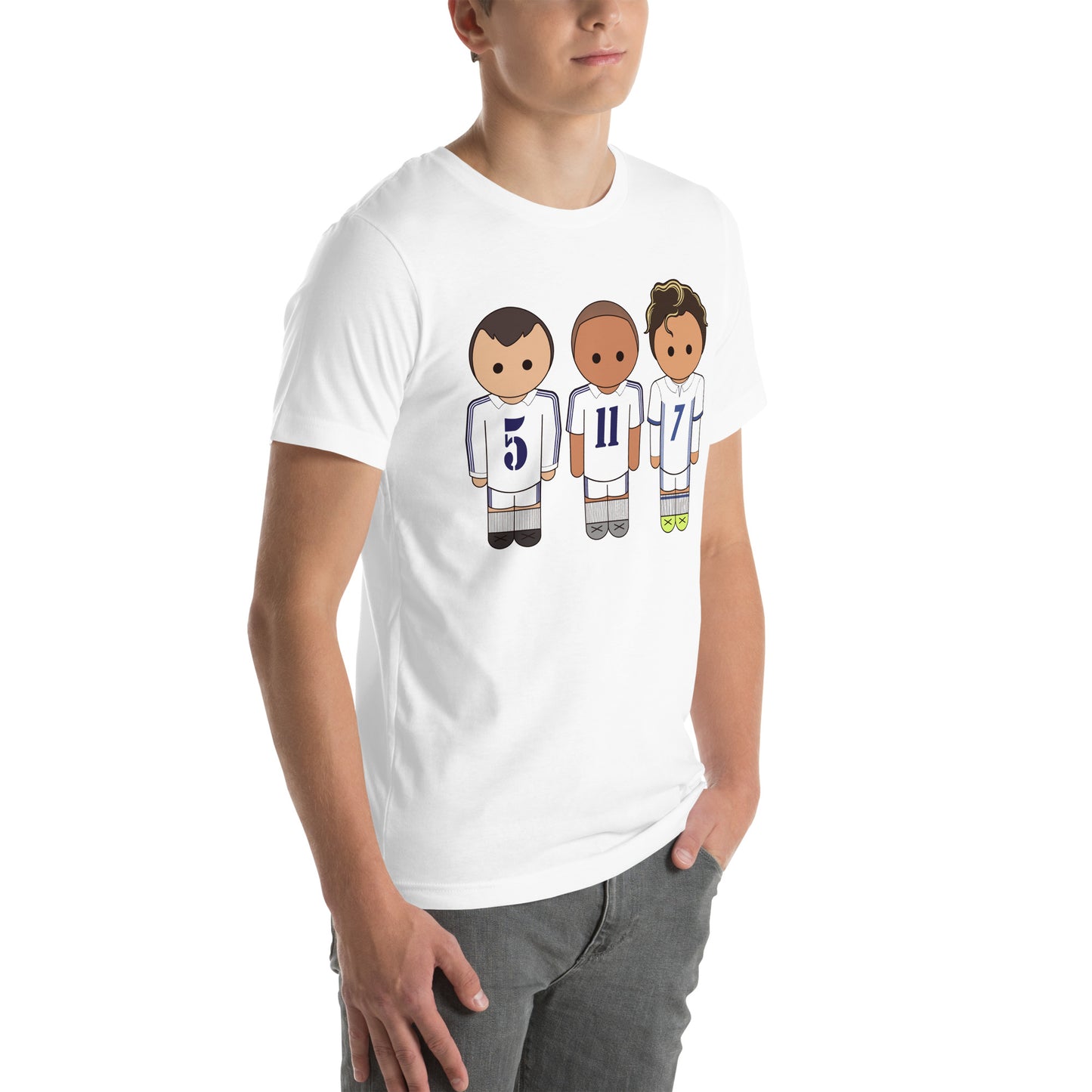 Ronaldo Nazario-Zidane-Cristiano Unisex t-shirt