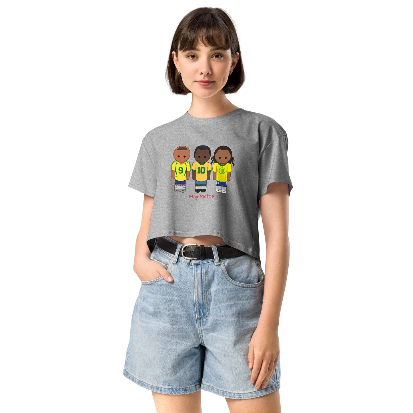 R9-Pele-Ronaldinho Women’s crop top