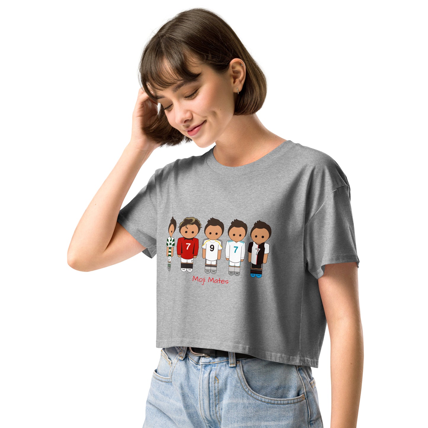 Ronaldo Mash Up Moji Mates Women’s crop top