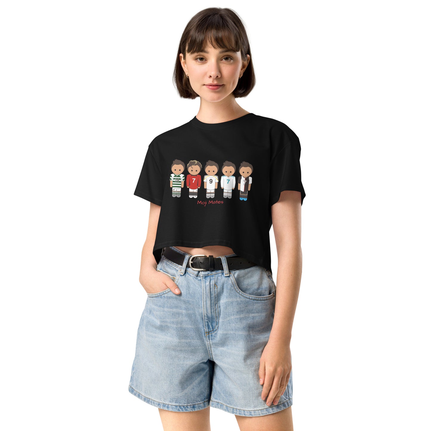 Ronaldo Mash Up Moji Mates Women’s crop top