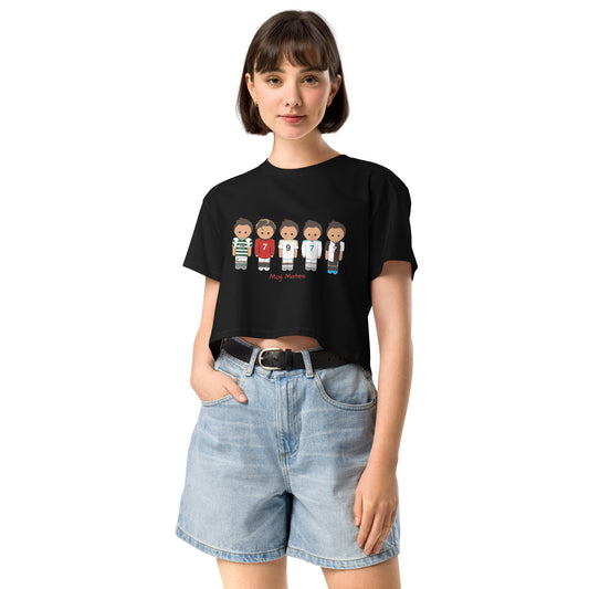 Ronaldo Mash Up Moji Mates Women’s crop top