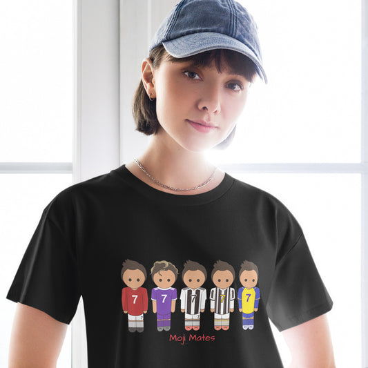 Ronaldo United-Real Madrid-Juventus-Al Nassr Women’s crop top