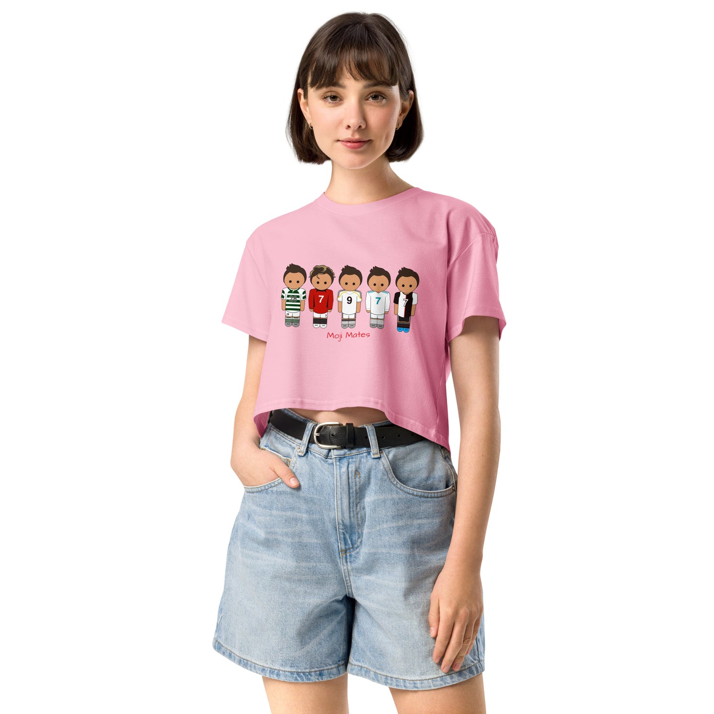 Ronaldo Mash Up Moji Mates Women’s crop top