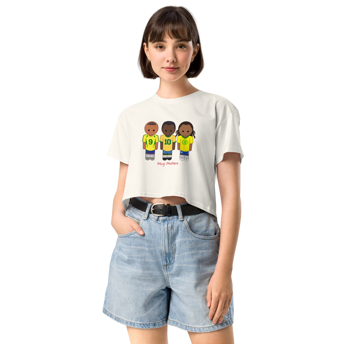 R9-Pele-Ronaldinho Women’s crop top