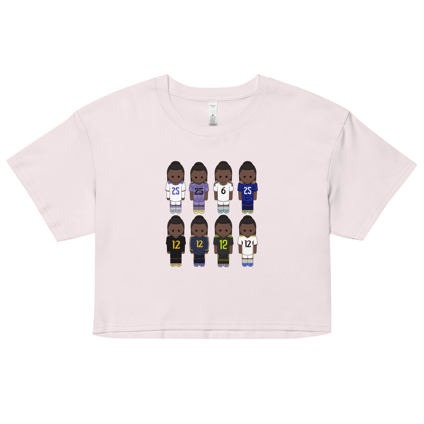 Cama Collage Women’s crop top