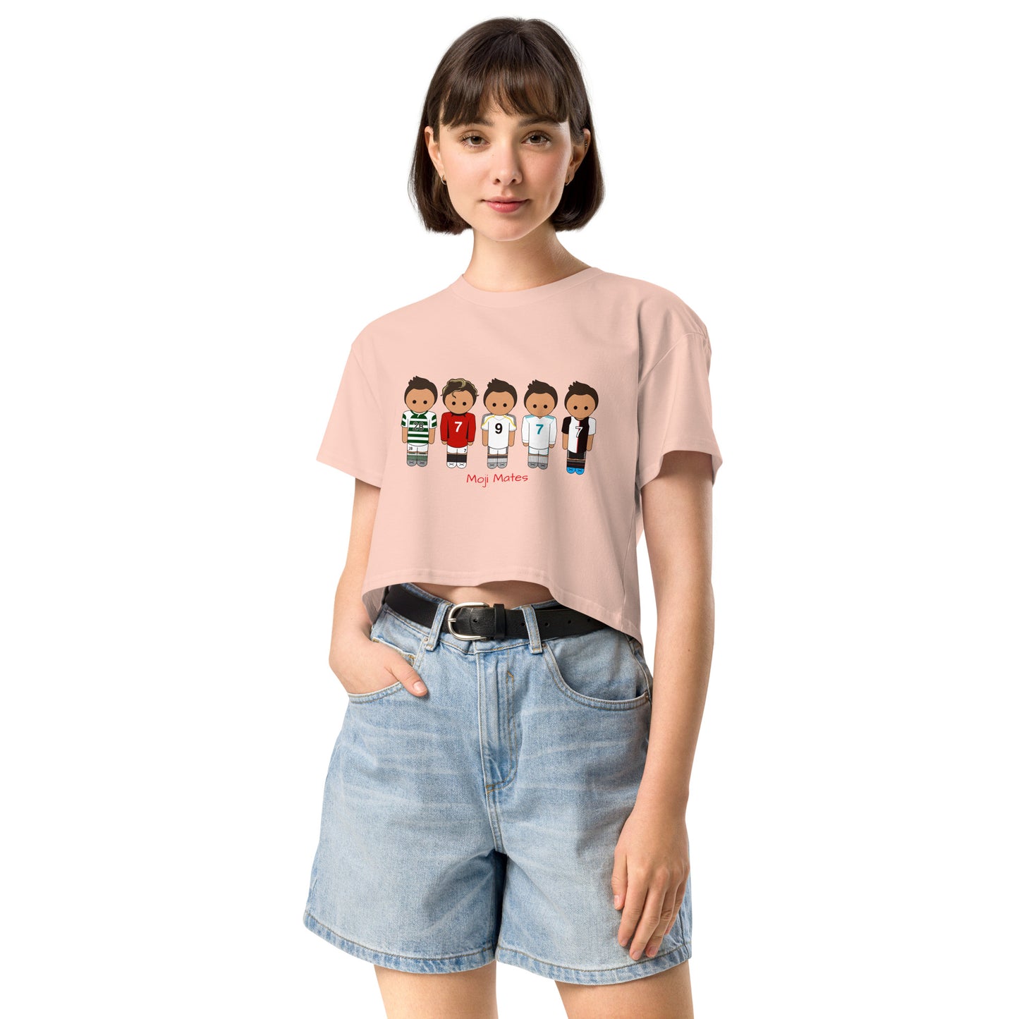 Ronaldo Mash Up Moji Mates Women’s crop top