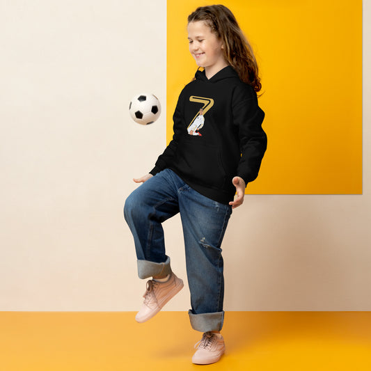 Ronaldo Sliding 7 Real Madrid Youth heavy blend hoodie