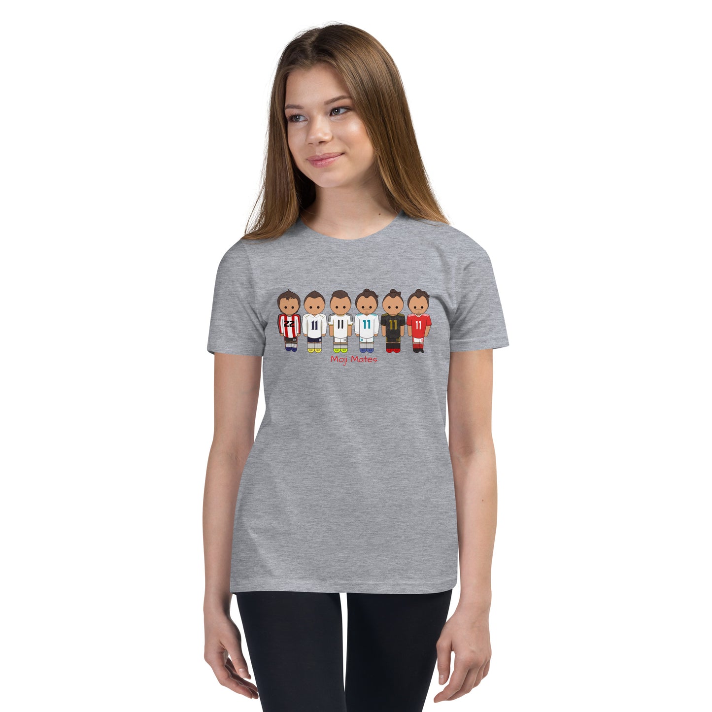 Gareth Bale Lineup Youth Short Sleeve T-Shirt
