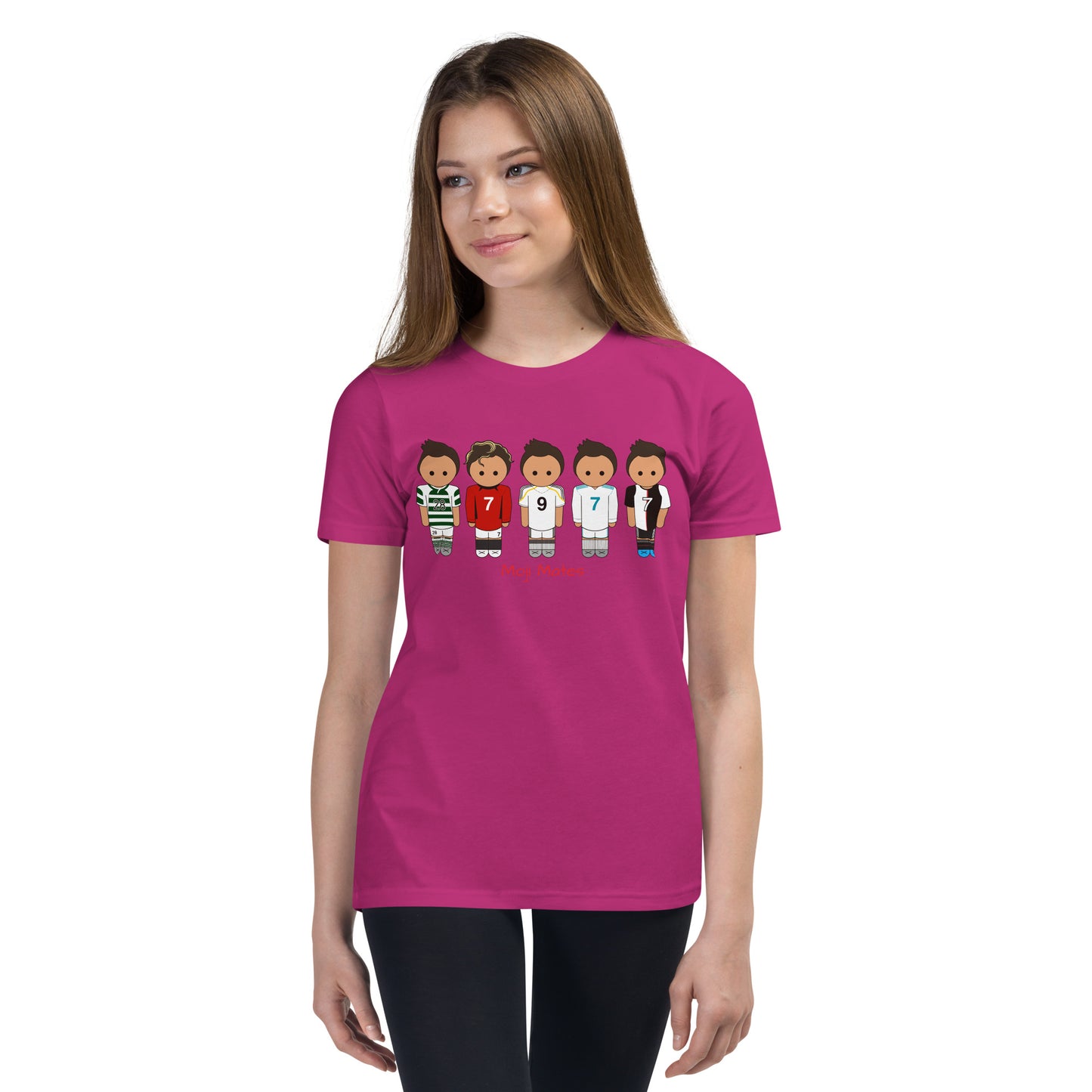 Ronaldo Mash Up Moji Mates Youth Short Sleeve T-Shirt