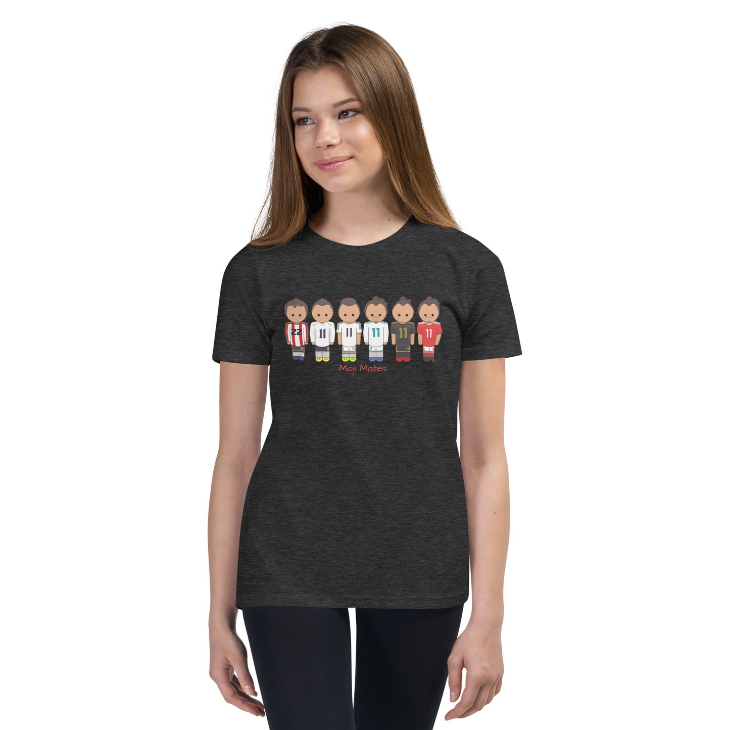 Gareth Bale Lineup Youth Short Sleeve T-Shirt