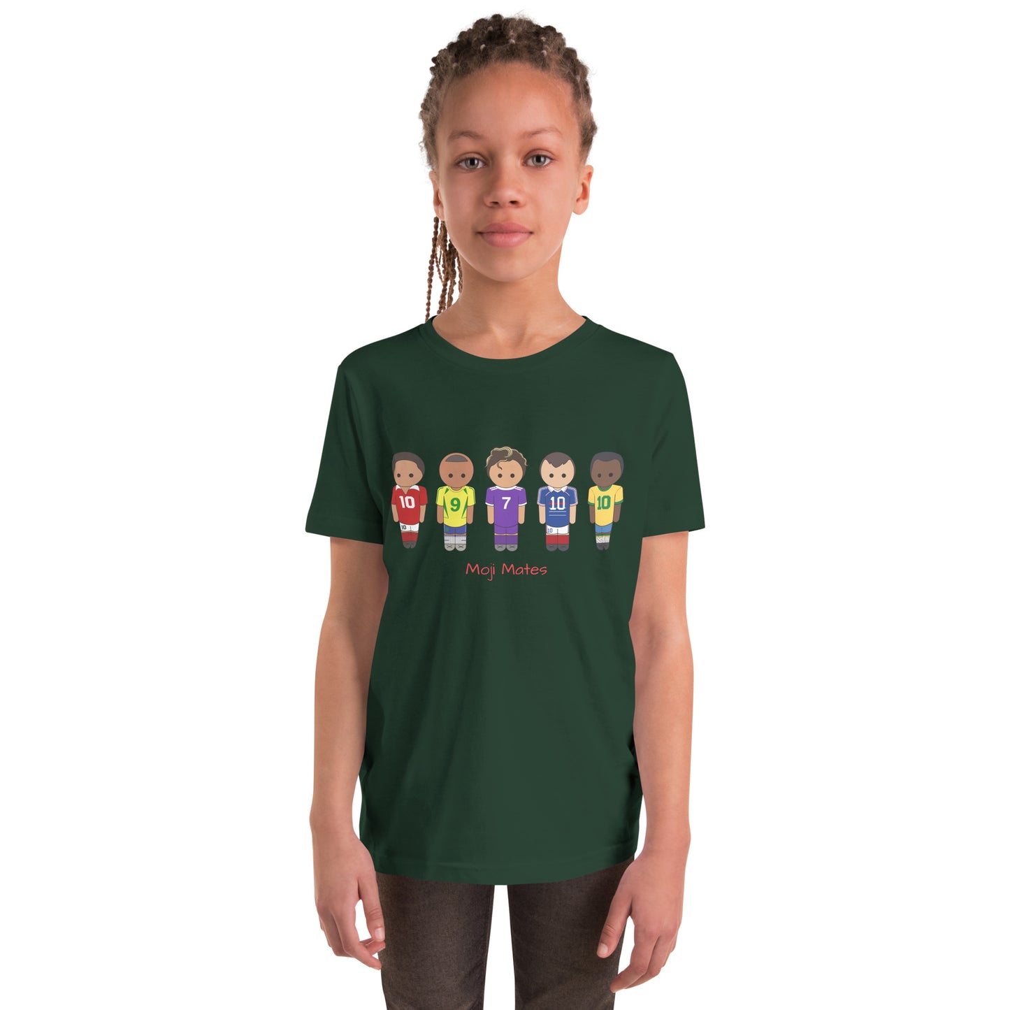 Legends of the Game Eusebio Ronaldo Pele R9 Zidane Youth Short Sleeve T-Shirt