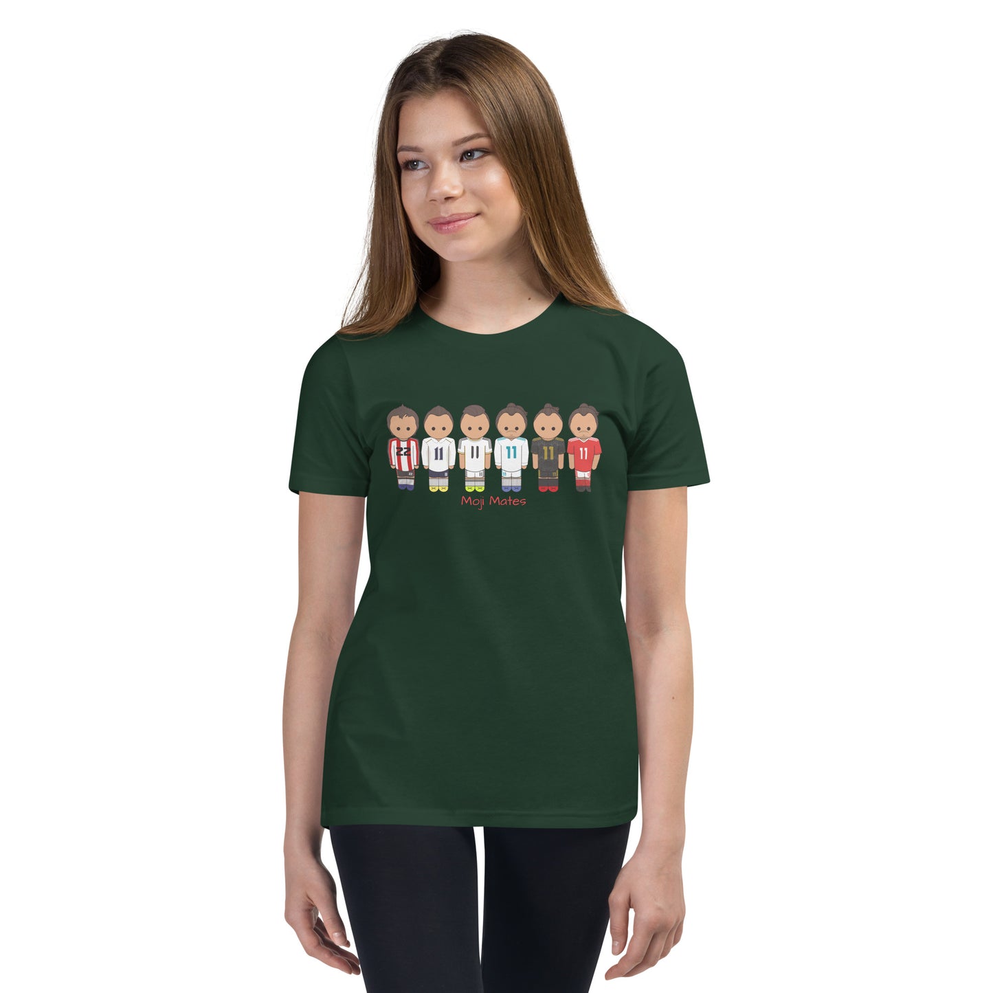 Gareth Bale Lineup Youth Short Sleeve T-Shirt
