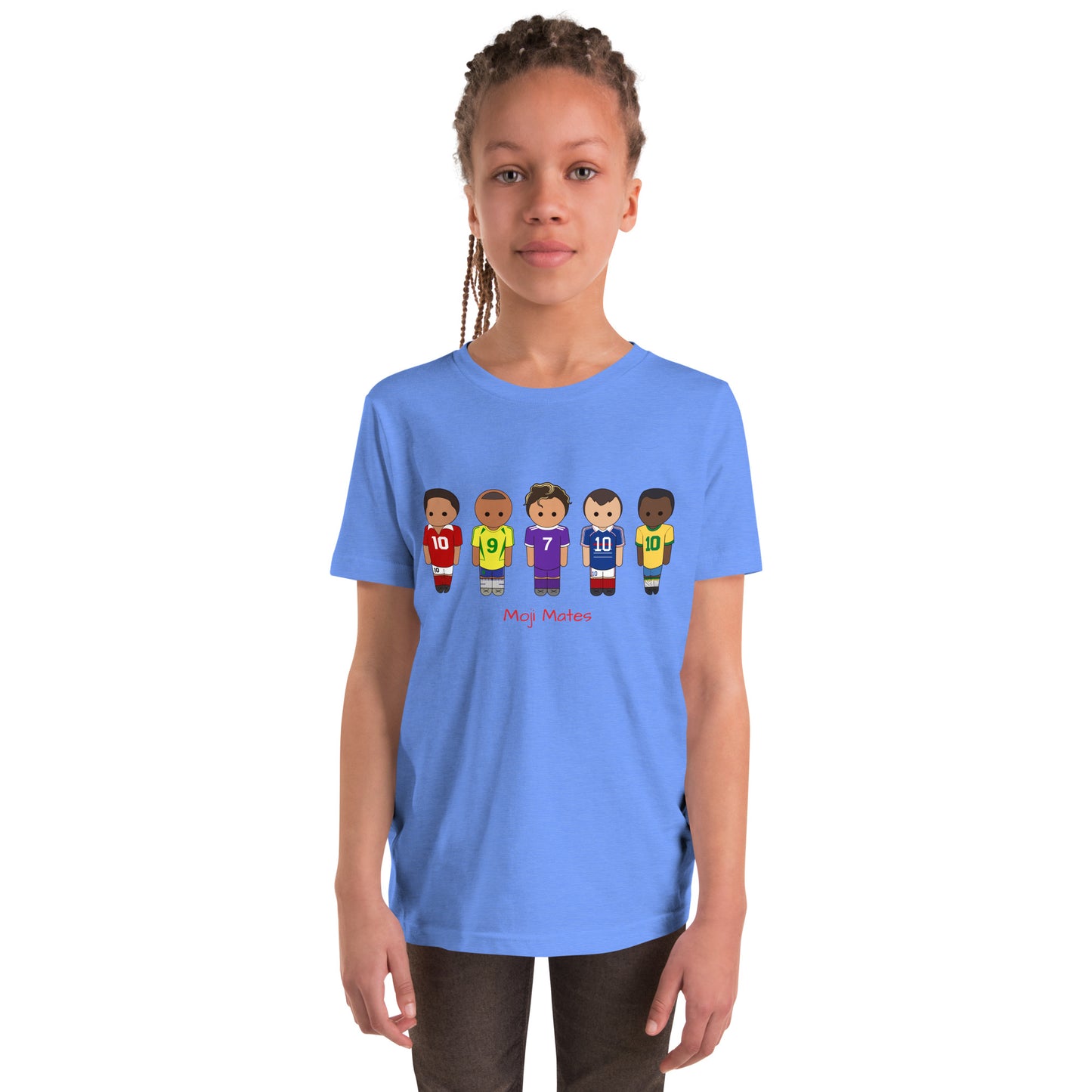 Legends of the Game Eusebio Ronaldo Pele R9 Zidane Youth Short Sleeve T-Shirt