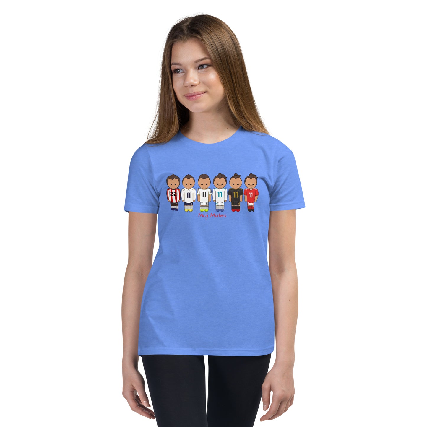 Gareth Bale Lineup Youth Short Sleeve T-Shirt
