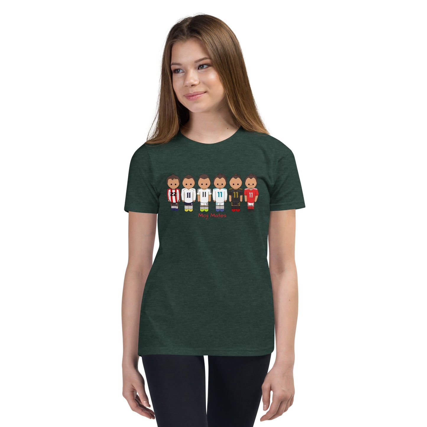 Gareth Bale Lineup Youth Short Sleeve T-Shirt