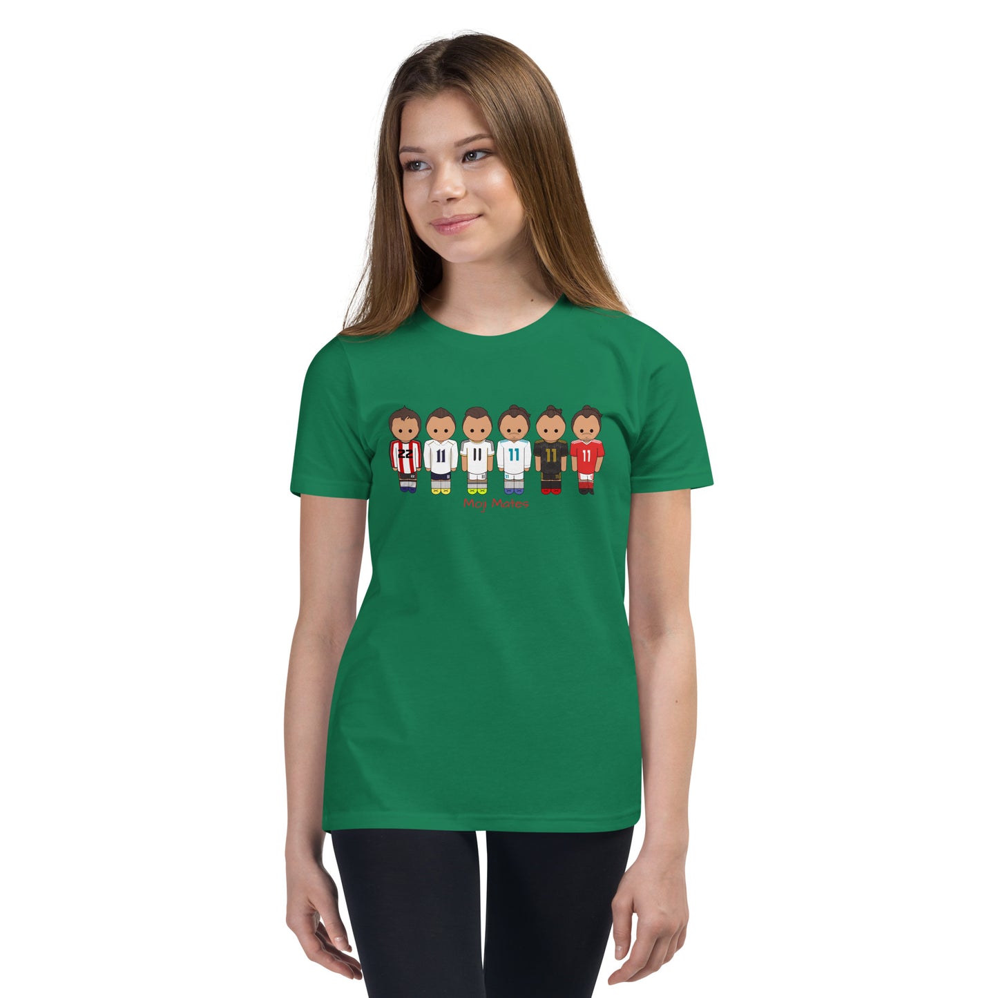 Gareth Bale Lineup Youth Short Sleeve T-Shirt