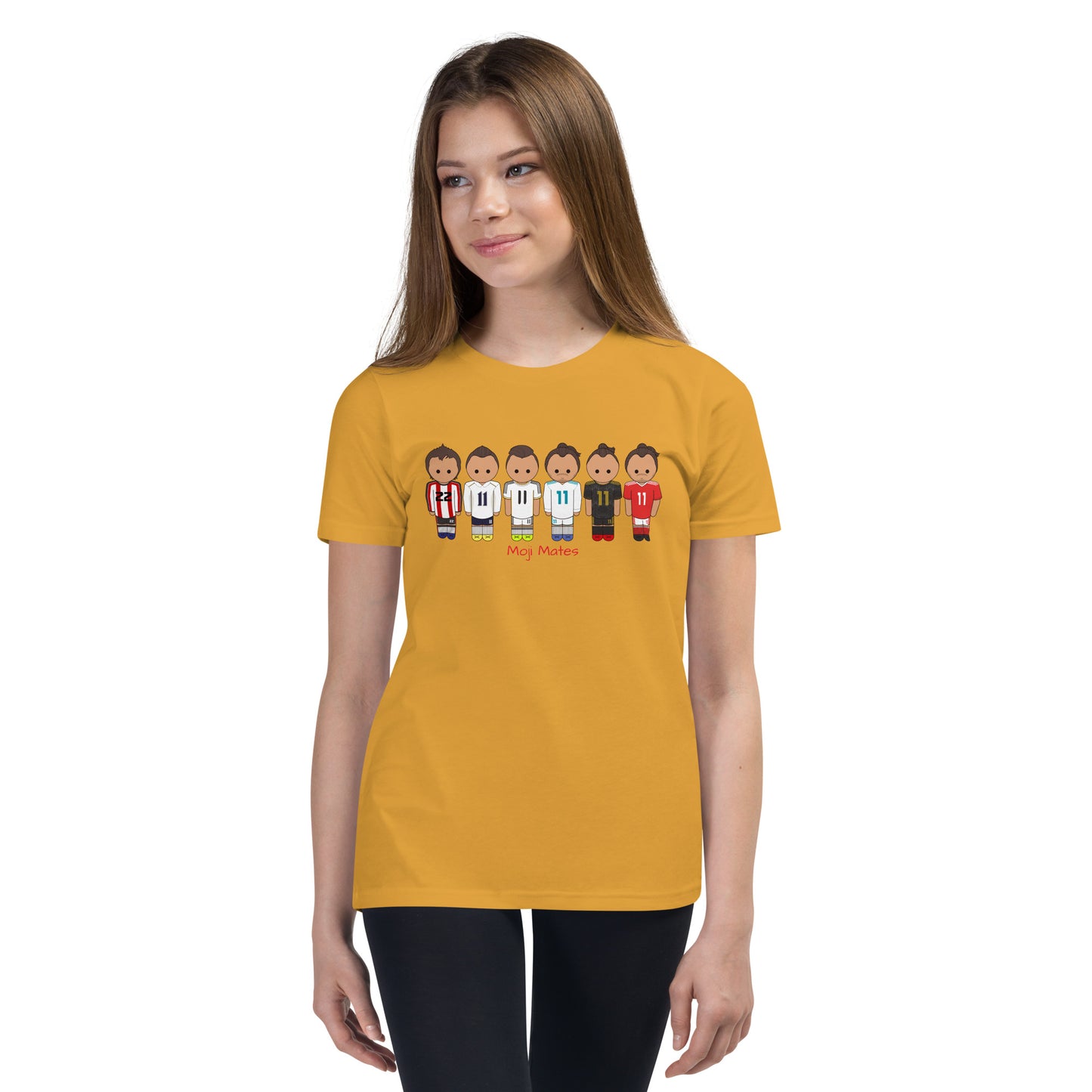 Gareth Bale Lineup Youth Short Sleeve T-Shirt