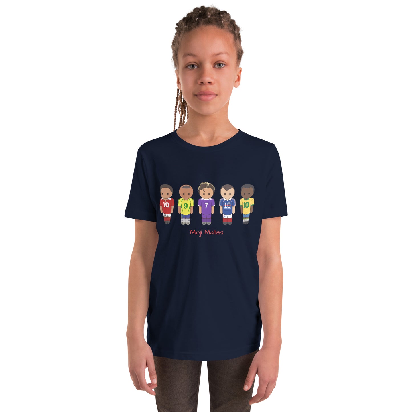 Legends of the Game Eusebio Ronaldo Pele R9 Zidane Youth Short Sleeve T-Shirt