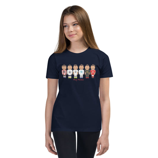 Gareth Bale Lineup Youth Short Sleeve T-Shirt