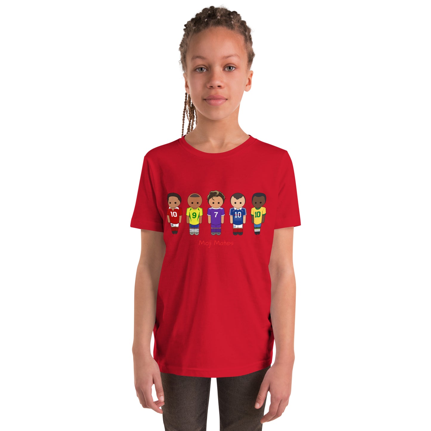 Legends of the Game Eusebio Ronaldo Pele R9 Zidane Youth Short Sleeve T-Shirt