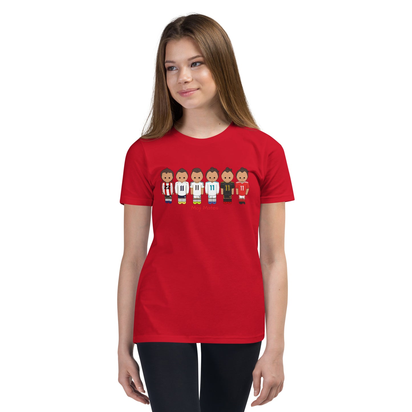Gareth Bale Lineup Youth Short Sleeve T-Shirt