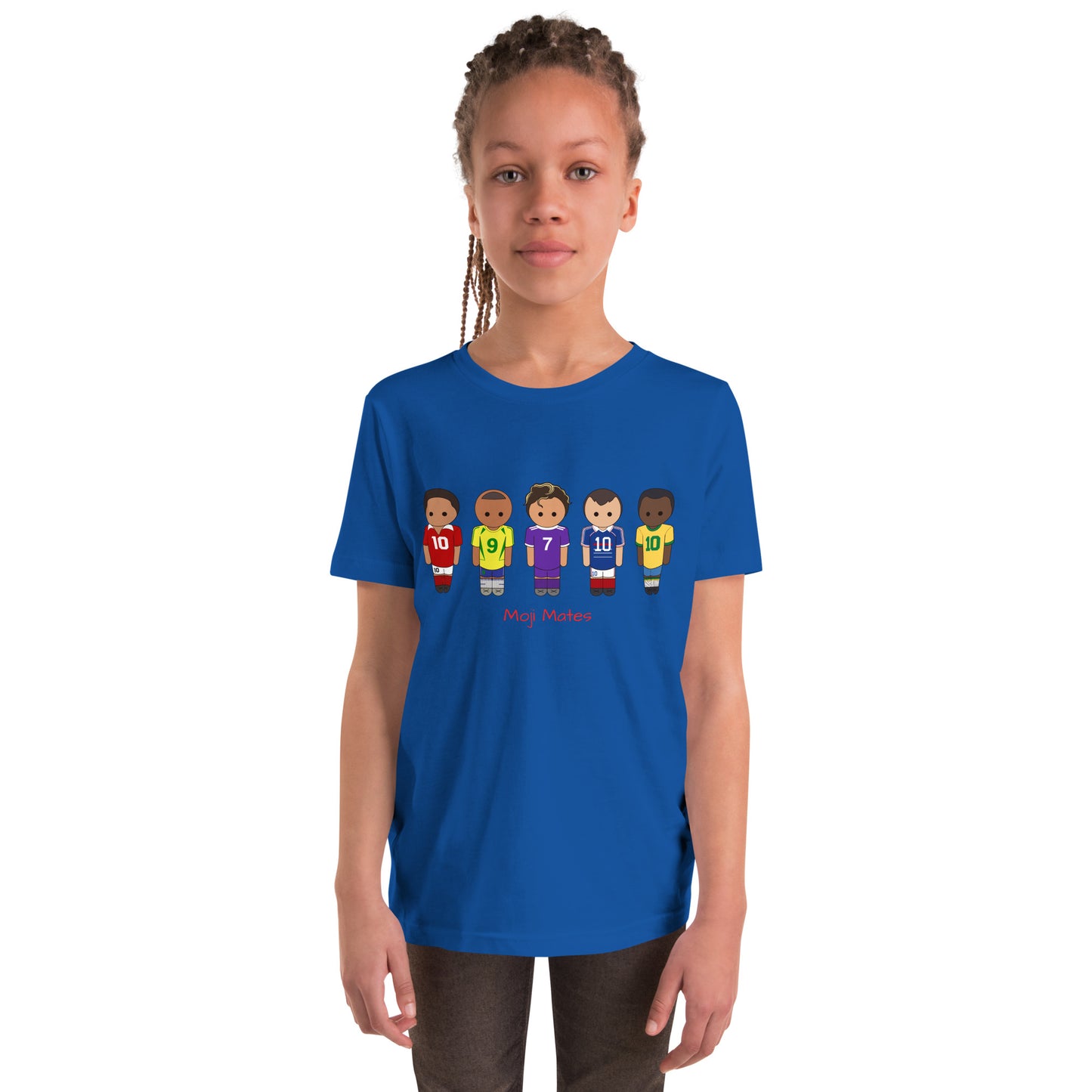 Legends of the Game Eusebio Ronaldo Pele R9 Zidane Youth Short Sleeve T-Shirt