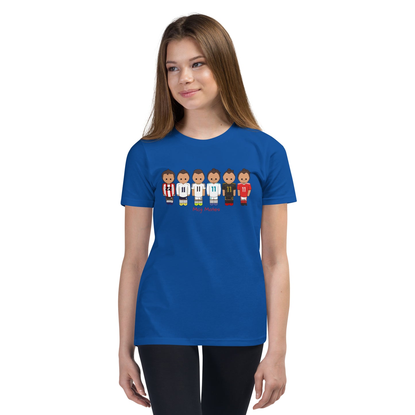 Gareth Bale Lineup Youth Short Sleeve T-Shirt