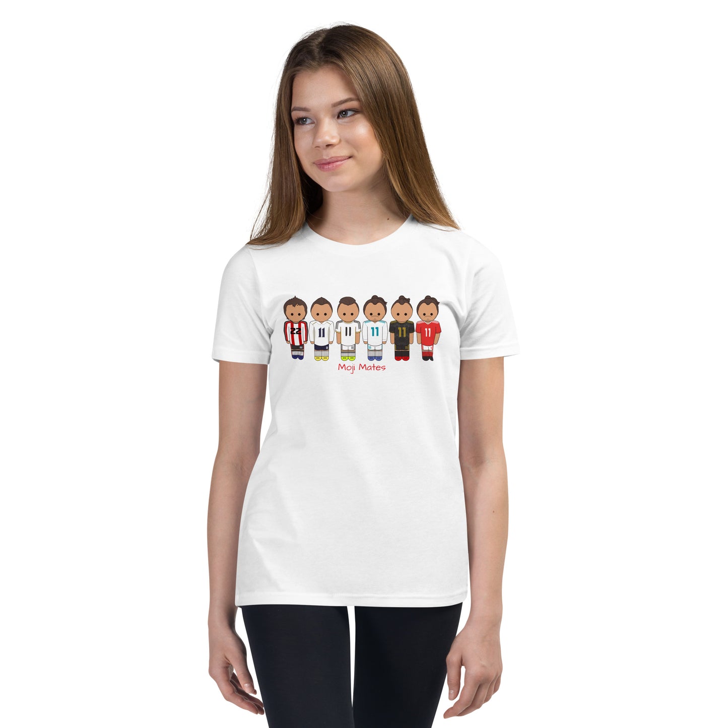 Gareth Bale Lineup Youth Short Sleeve T-Shirt